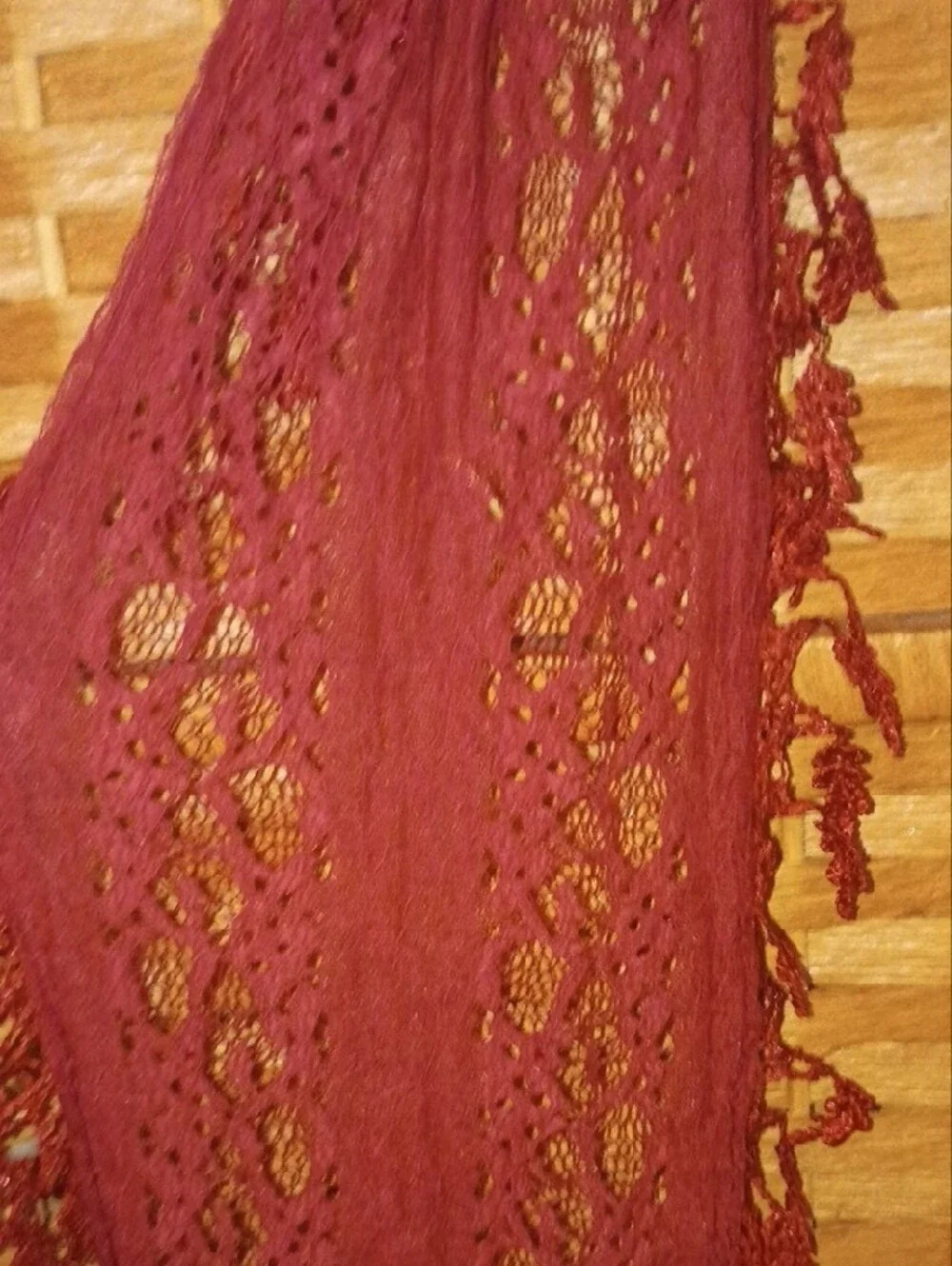 Source Unknown sheer lace